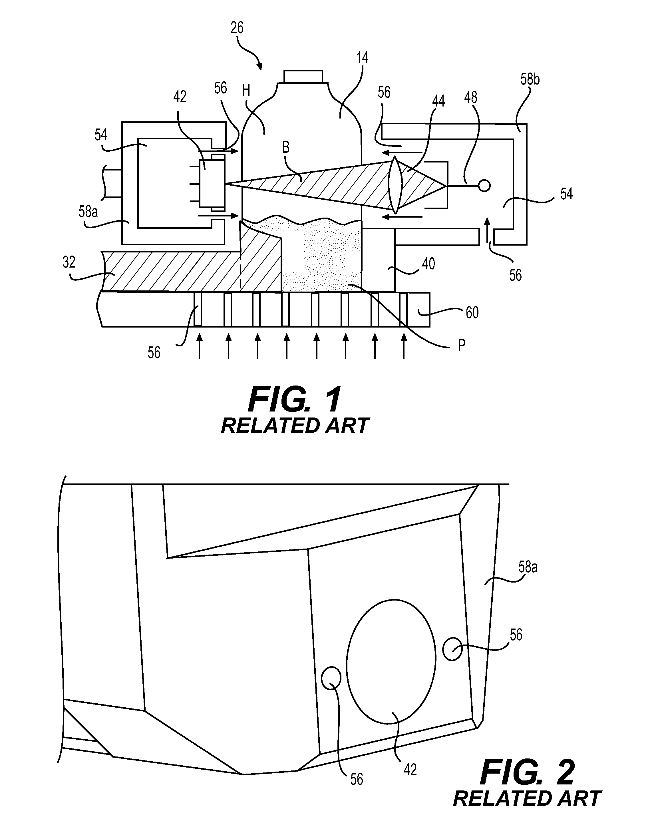 Method and apparatus for increased purge efficacy in optical absorption spectroscopic measurements of gases in sealed containers