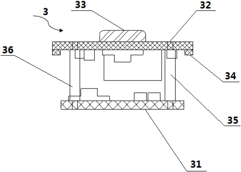 Constant-voltage output structural part and rechargeable battery employing same