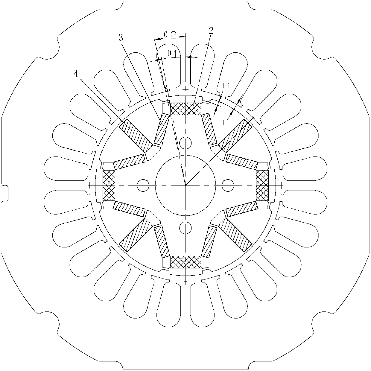 Motor rotor and permanent magnet motor