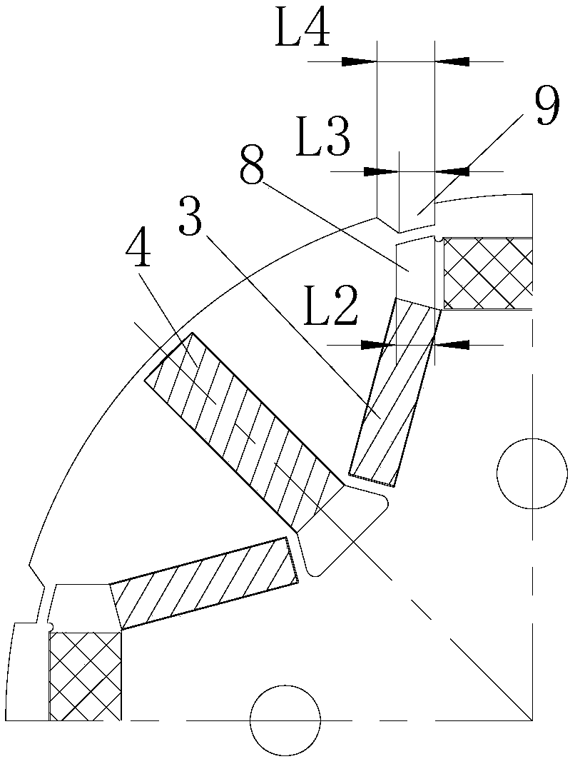 Motor rotor and permanent magnet motor