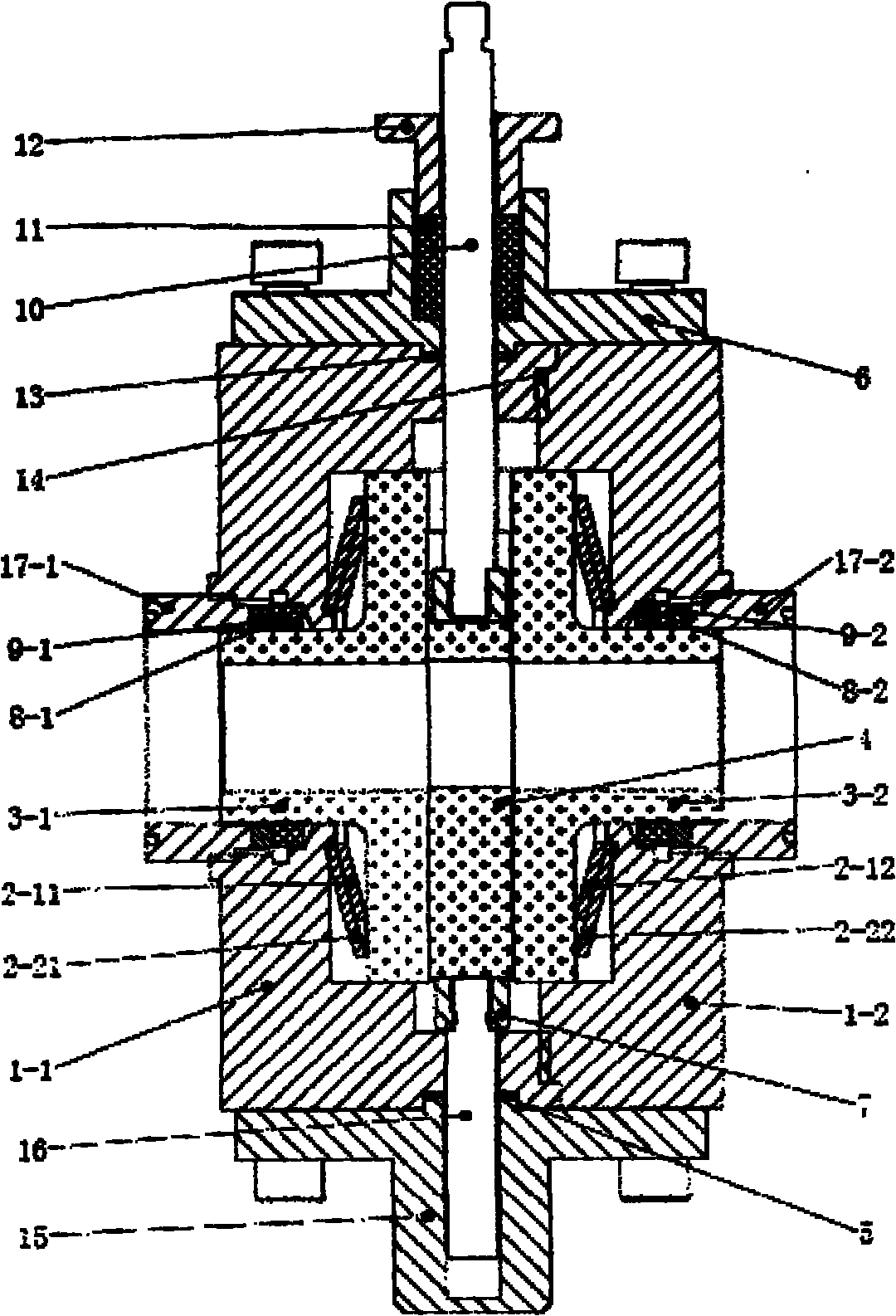 Ceramic-embedded plate valve