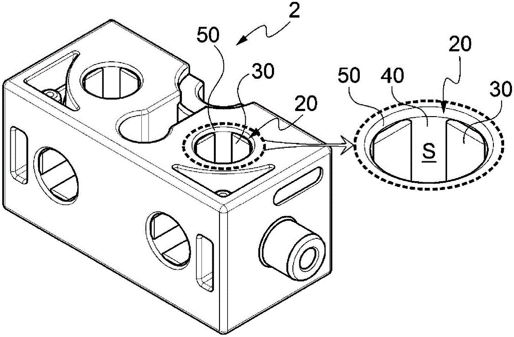 Toy block coupling structure and toy block comprising same