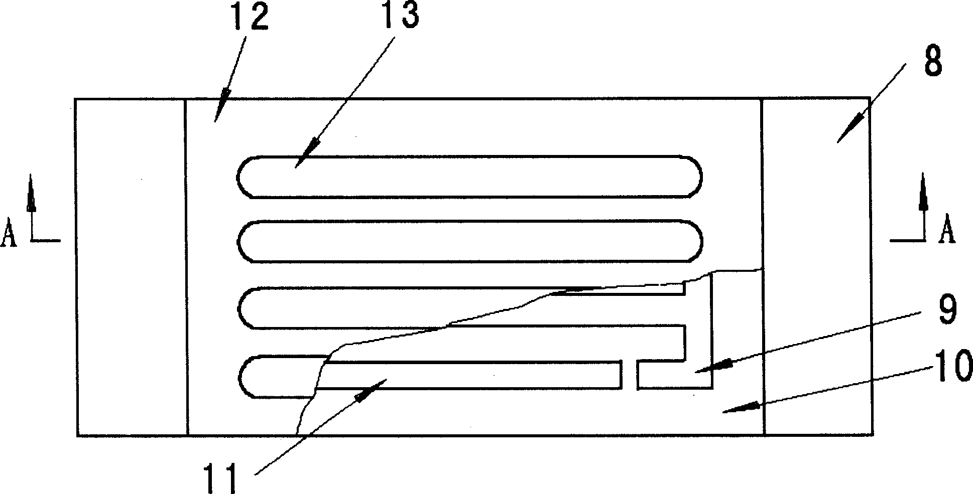 Rain water sensor and its use