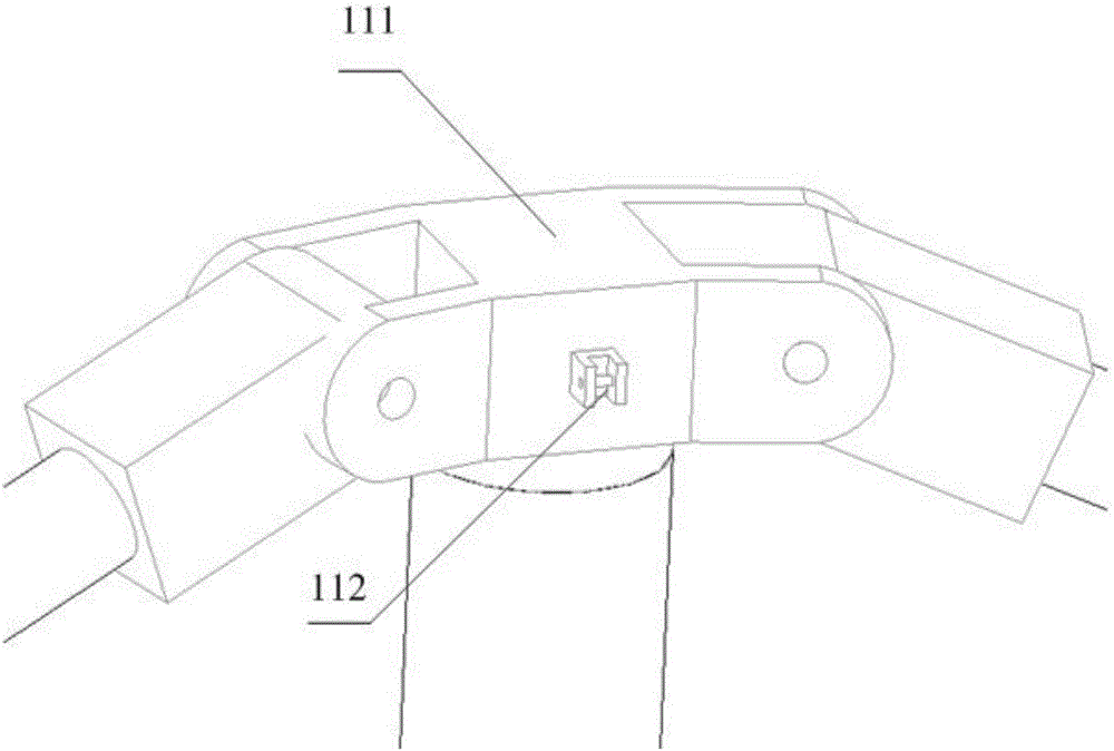 Static shaping film reflector antenna based on scissor-type truss structure