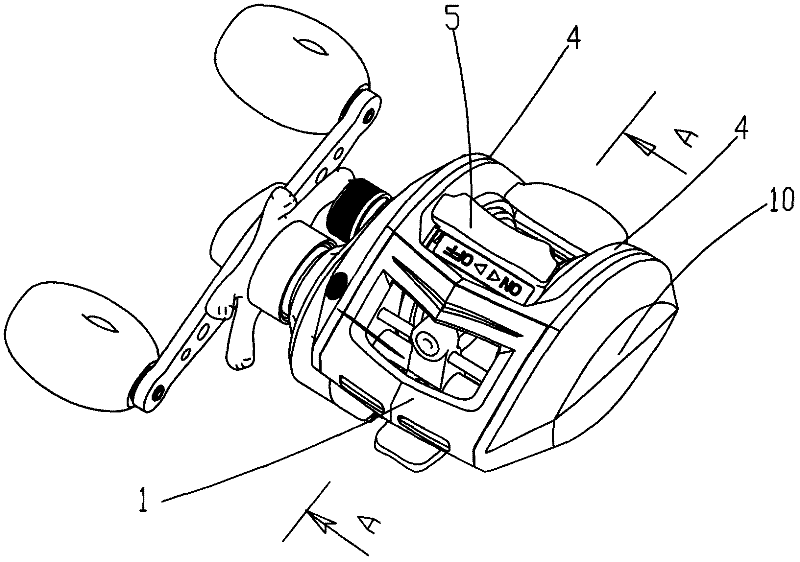 Line mess preventing fishing reel