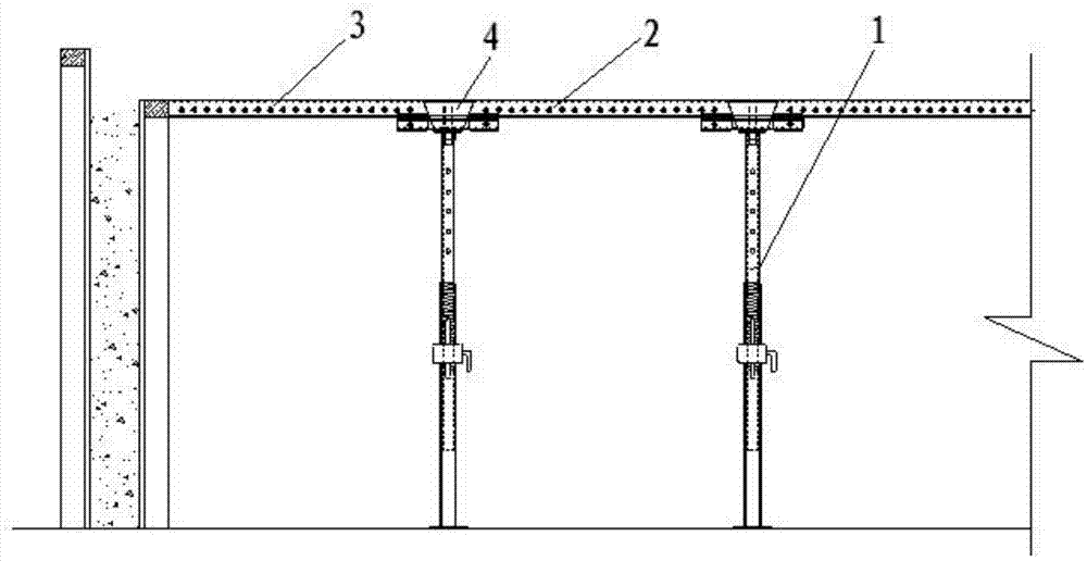 Early-removing independent support strip