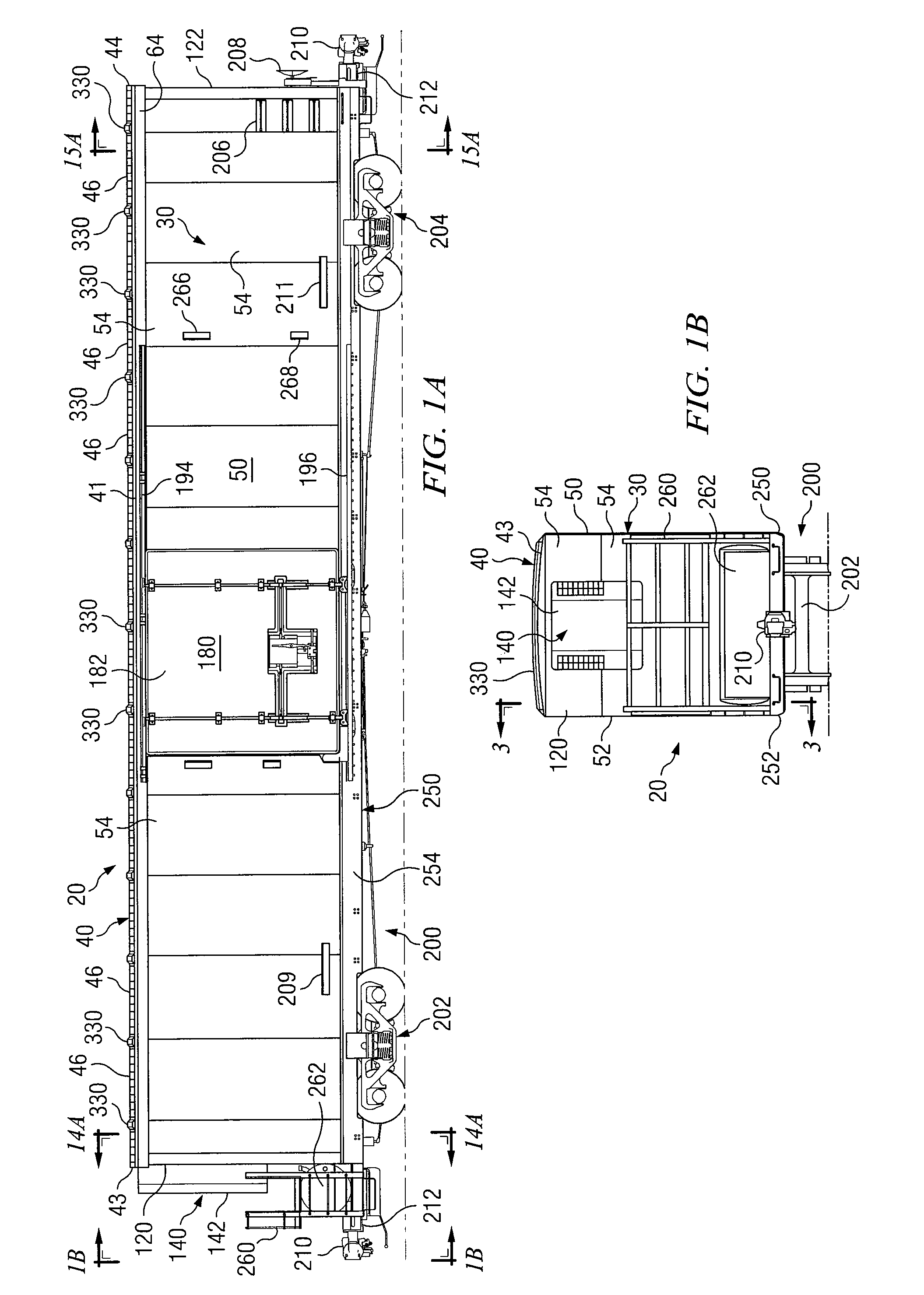 Temperature controlled railway car