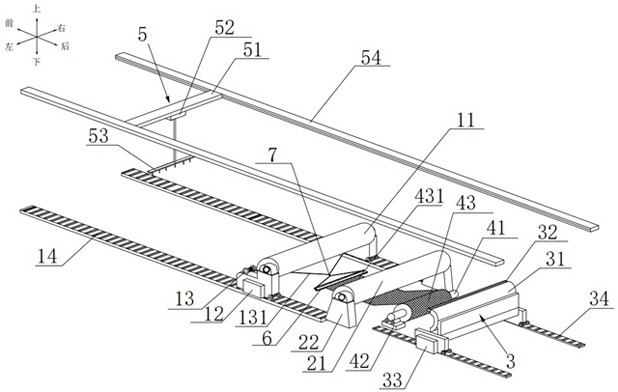 Auxiliary net belt net feeding device and net feeding method for macromolecule filter net setting machine