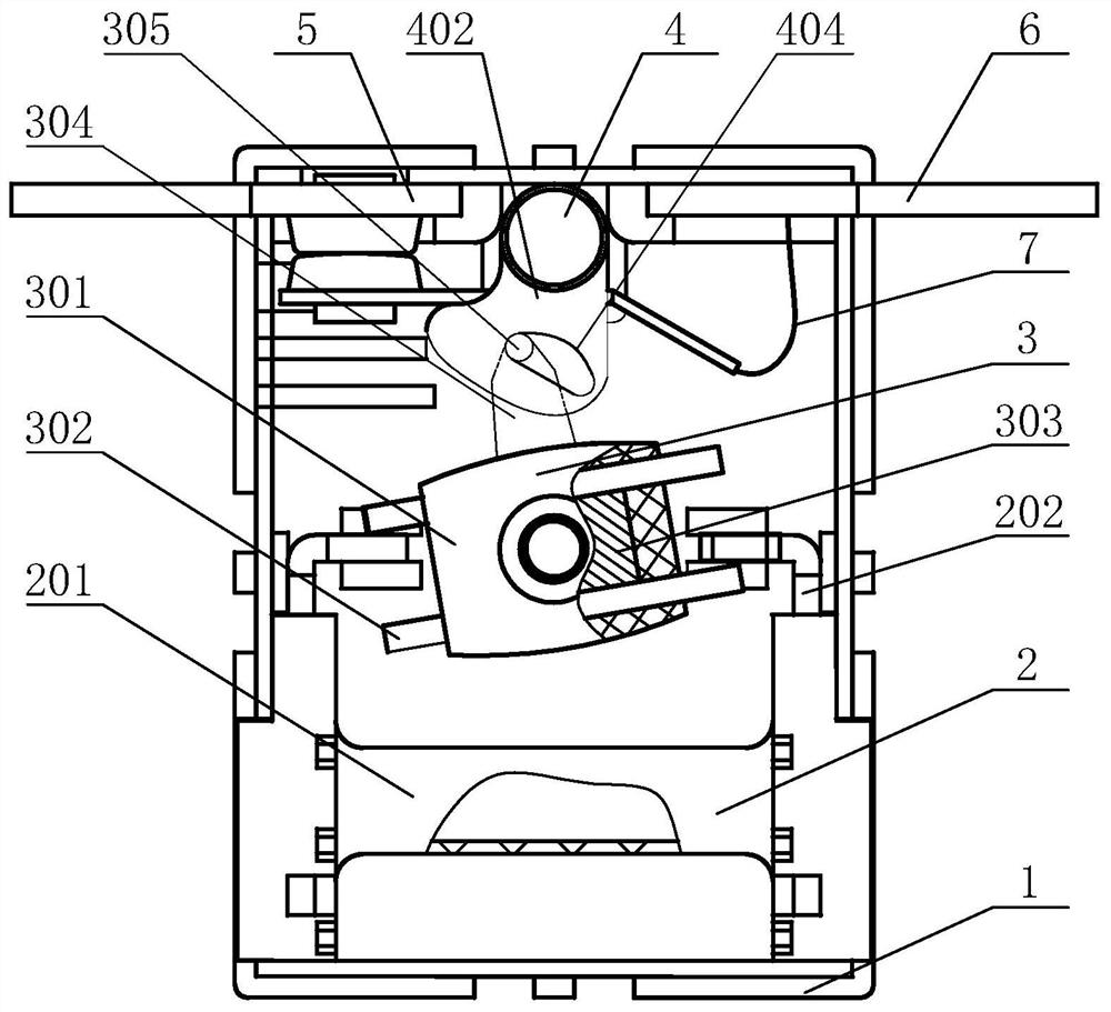 Magnetic latching relay with large opening distance and high tolerance and high tolerance