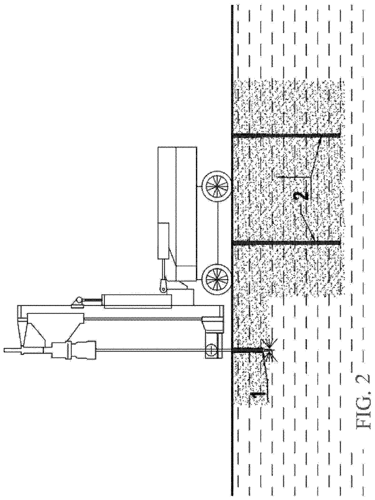 Method of reducing the swelling capacity of clay-containing soil