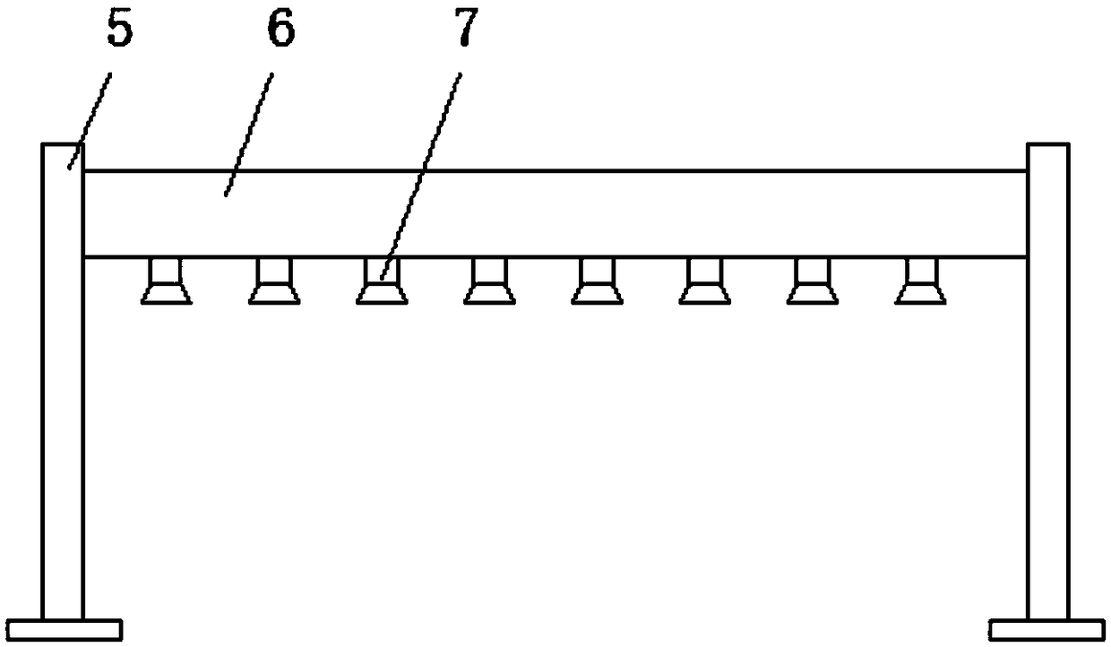 Lithium battery code spraying and loading device