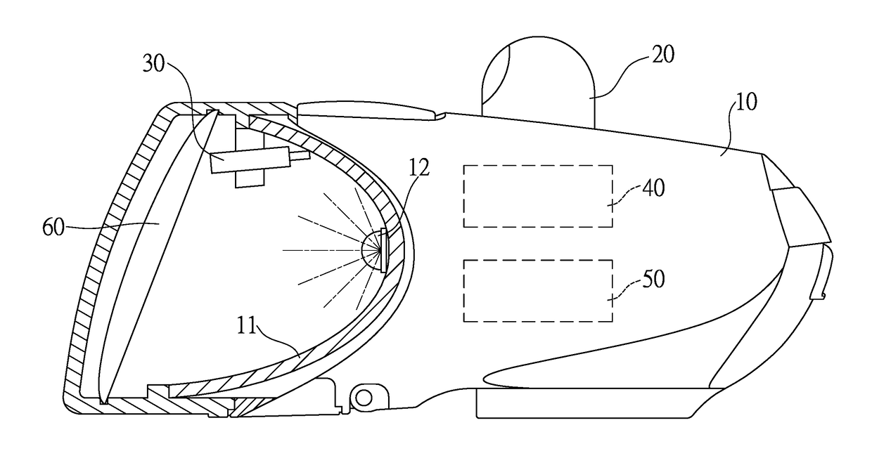 Bicycle lighting device