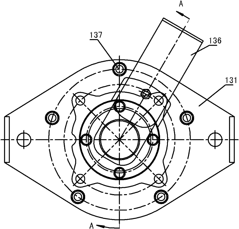 Integrated device for separating gas, water and slag