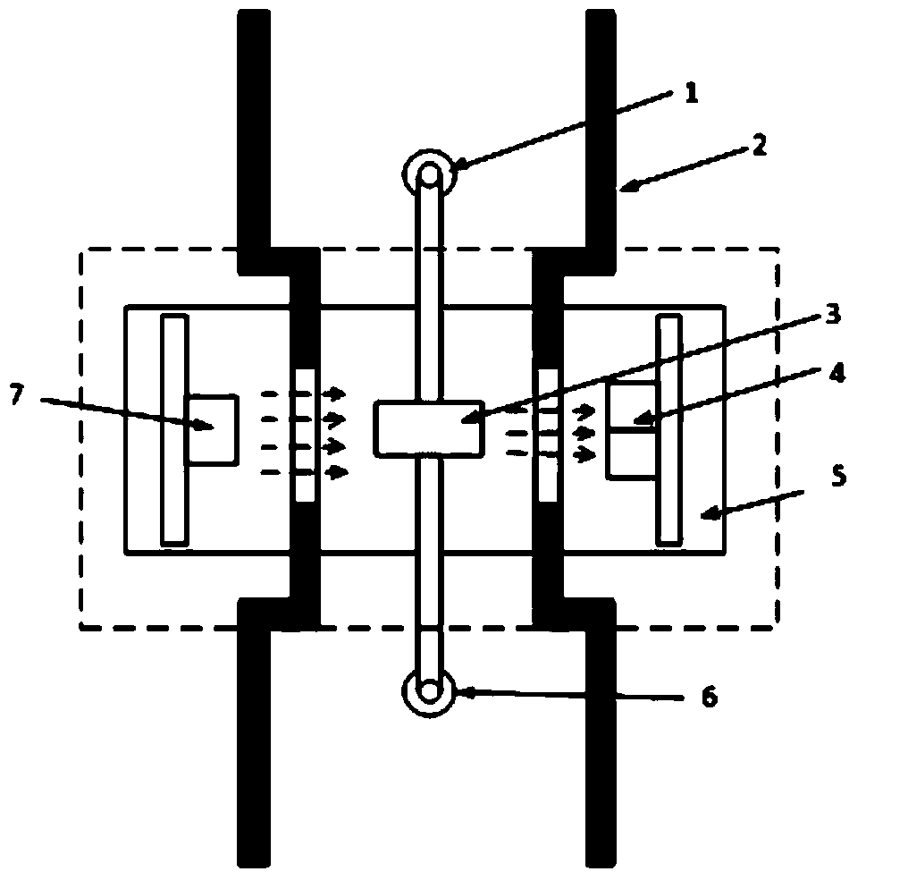 Method for synchronously monitoring concentration of carbon dioxide and breath flow amount in main flow mode