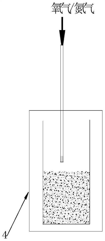 Method for removing carbon deposition on inner wall of air inlet pipe in CVD (Chemical Vapor Deposition) grown graphene powder