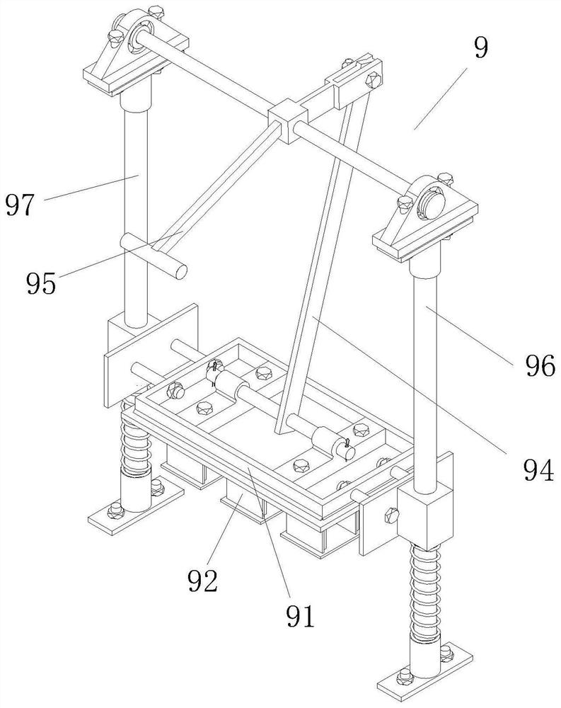 Brick paving device for sidewalk pavement construction