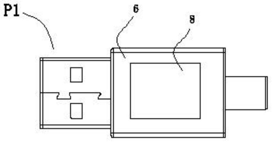 Data line with timing switch protection function