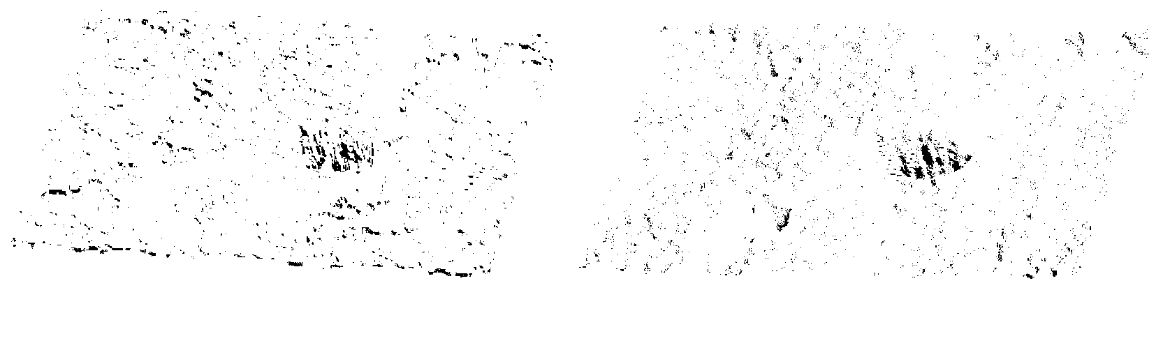 Depth image based pavement detection system