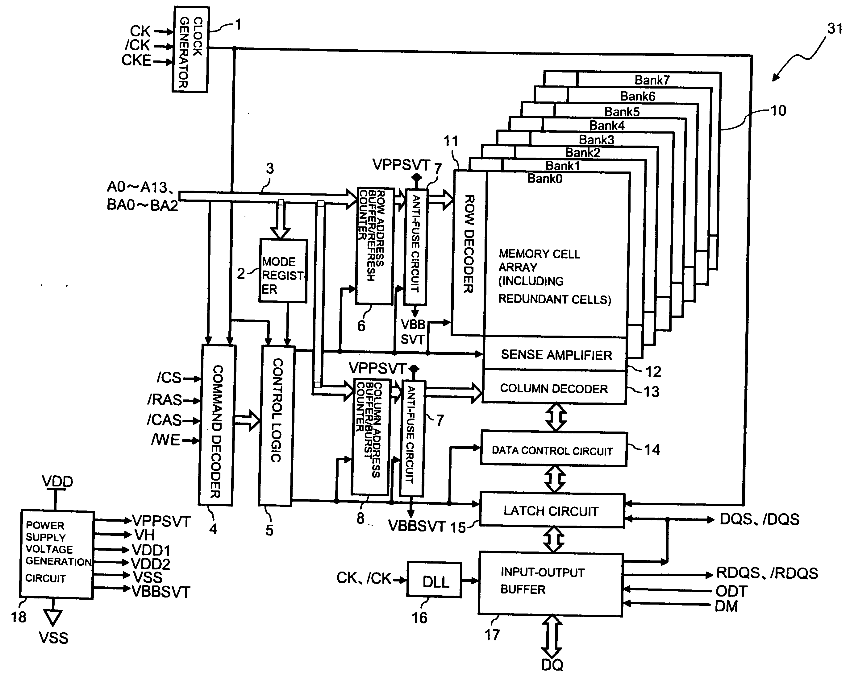 Anti-fuse circuit and semiconductor memory device