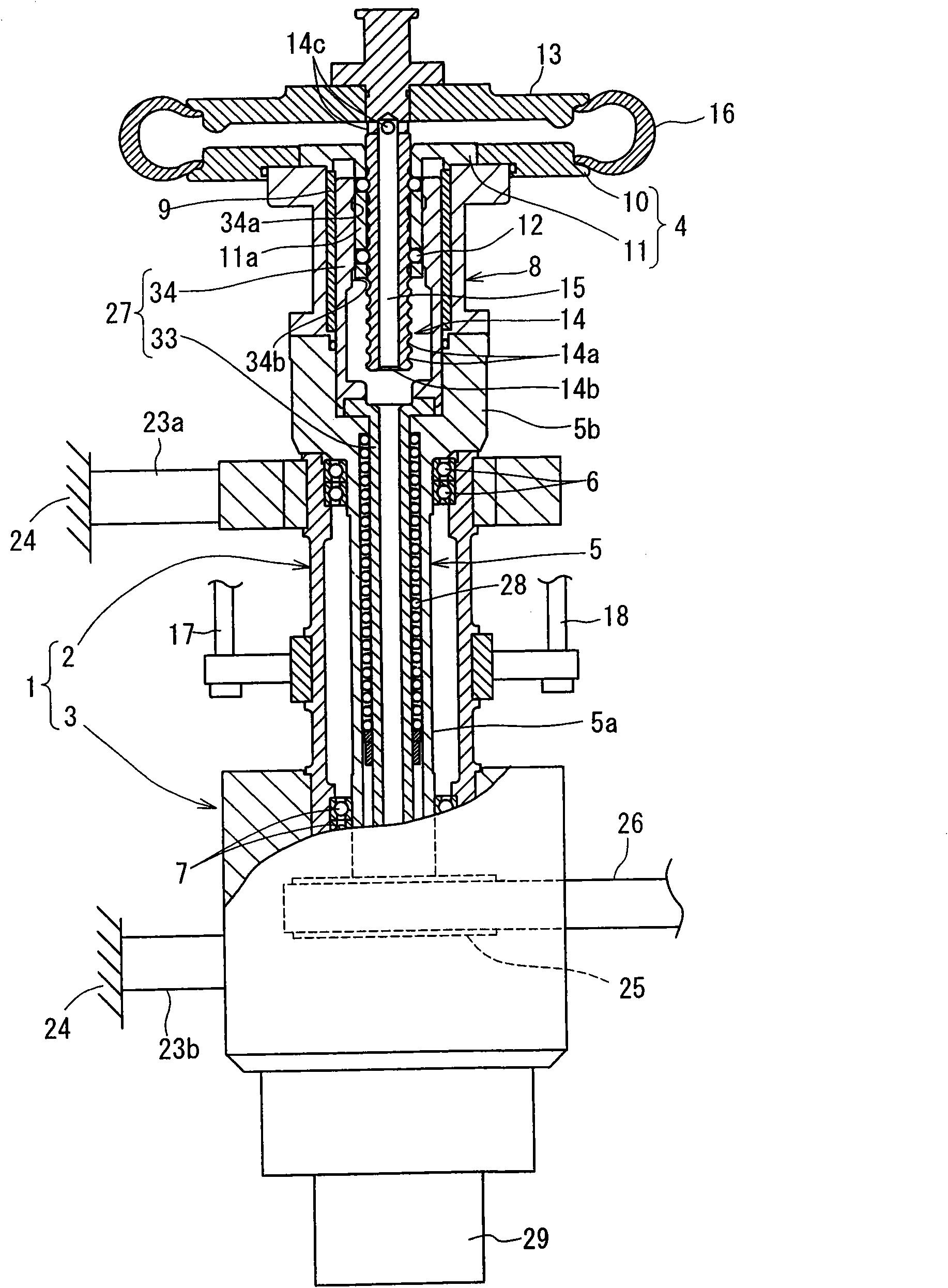 Balance measuring apparatus for tyre