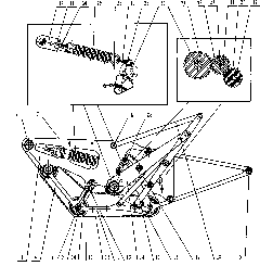 Bionic galloping robot based on connecting rod mechanism