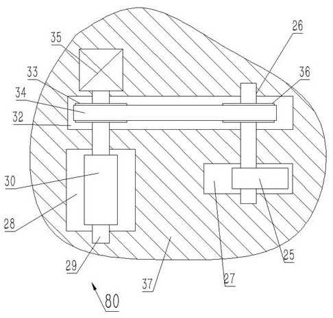 A power transmission cable end crimping machine