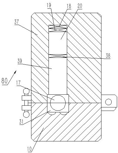 A power transmission cable end crimping machine