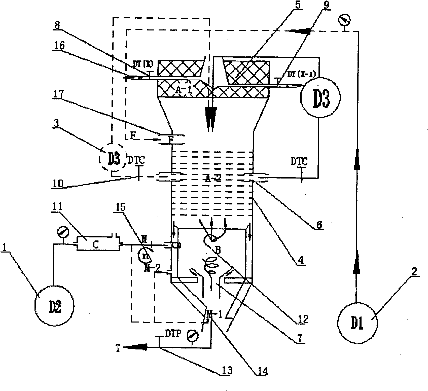 Floatation column for mineral separation