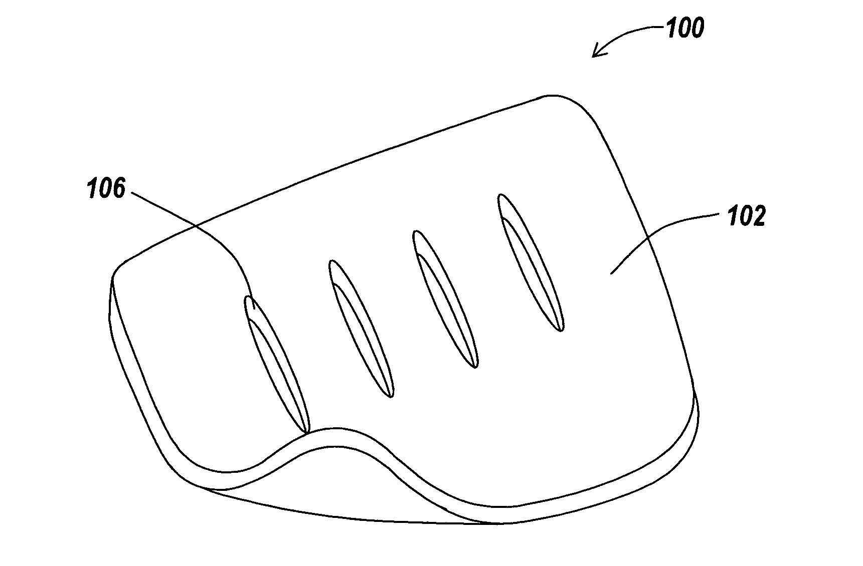 Perforated fatty acid films