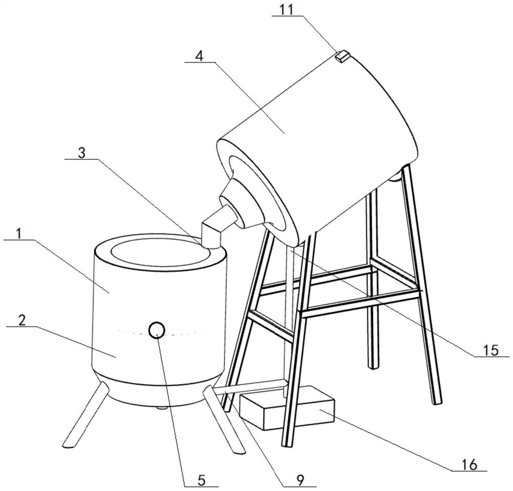 Comprehensive oil-gas separation device