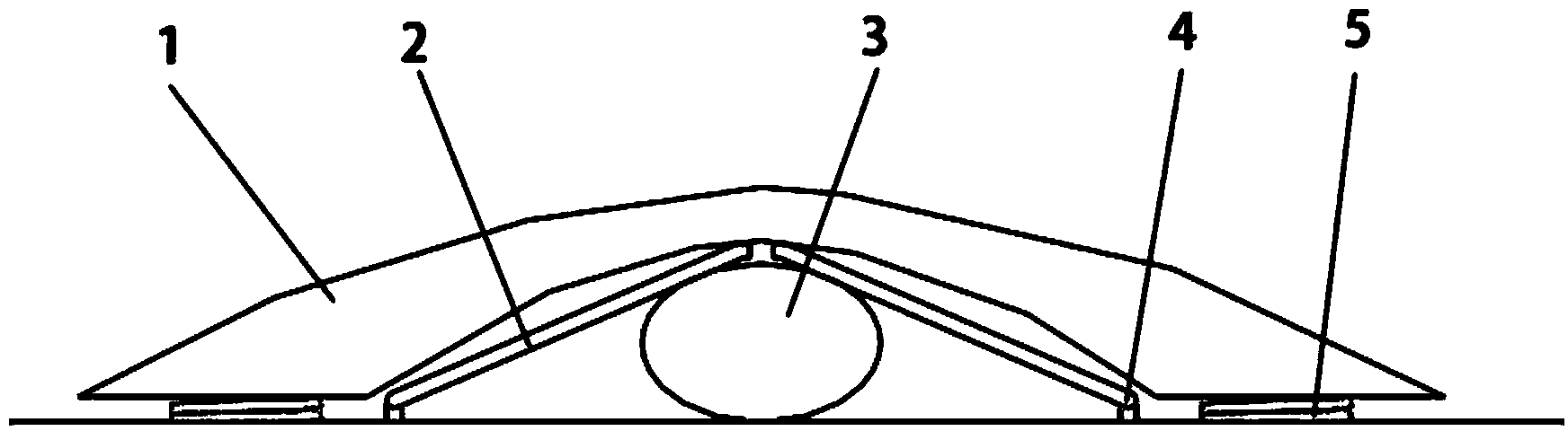 Energy recovery device using deceleration strip