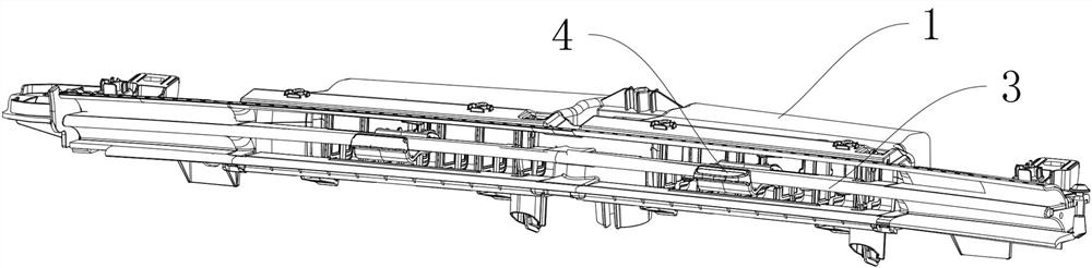 Damping structure of automobile air conditioner air outlet