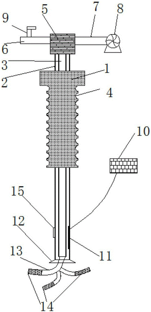 Stomach tube for digestive system department