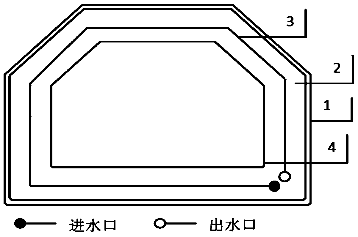 High-strength, large-size and strong-constraint cable bent tower concrete crack control method