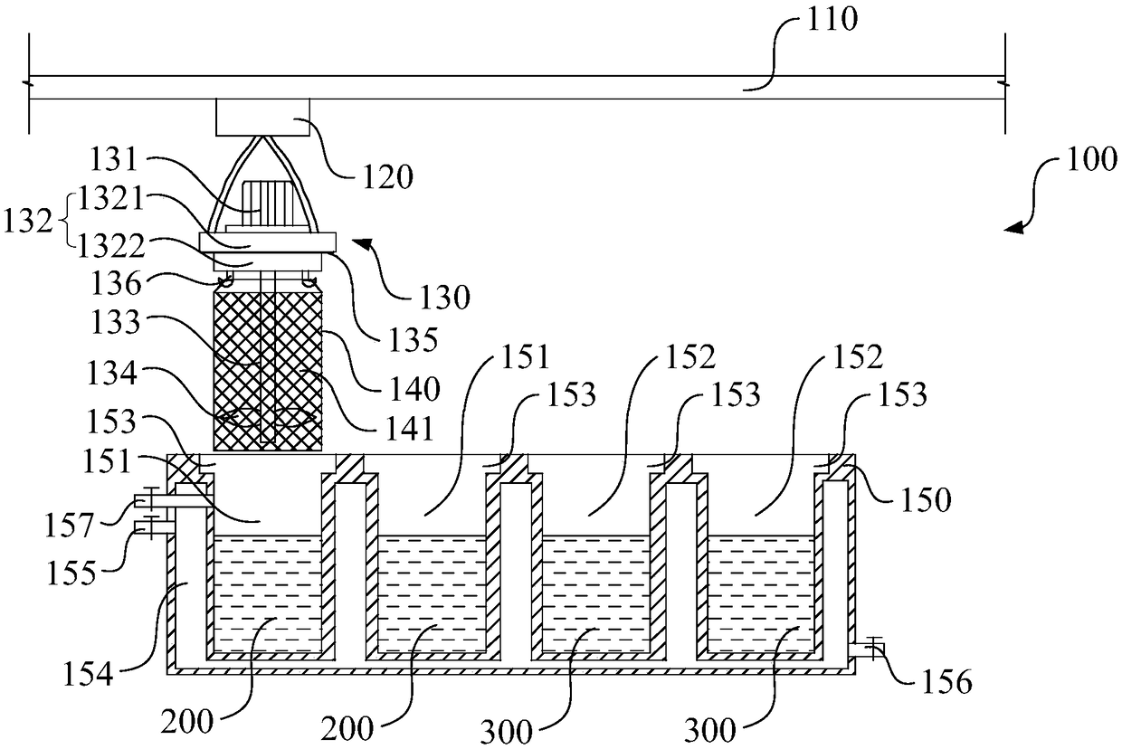 Quartz sand cleaning device