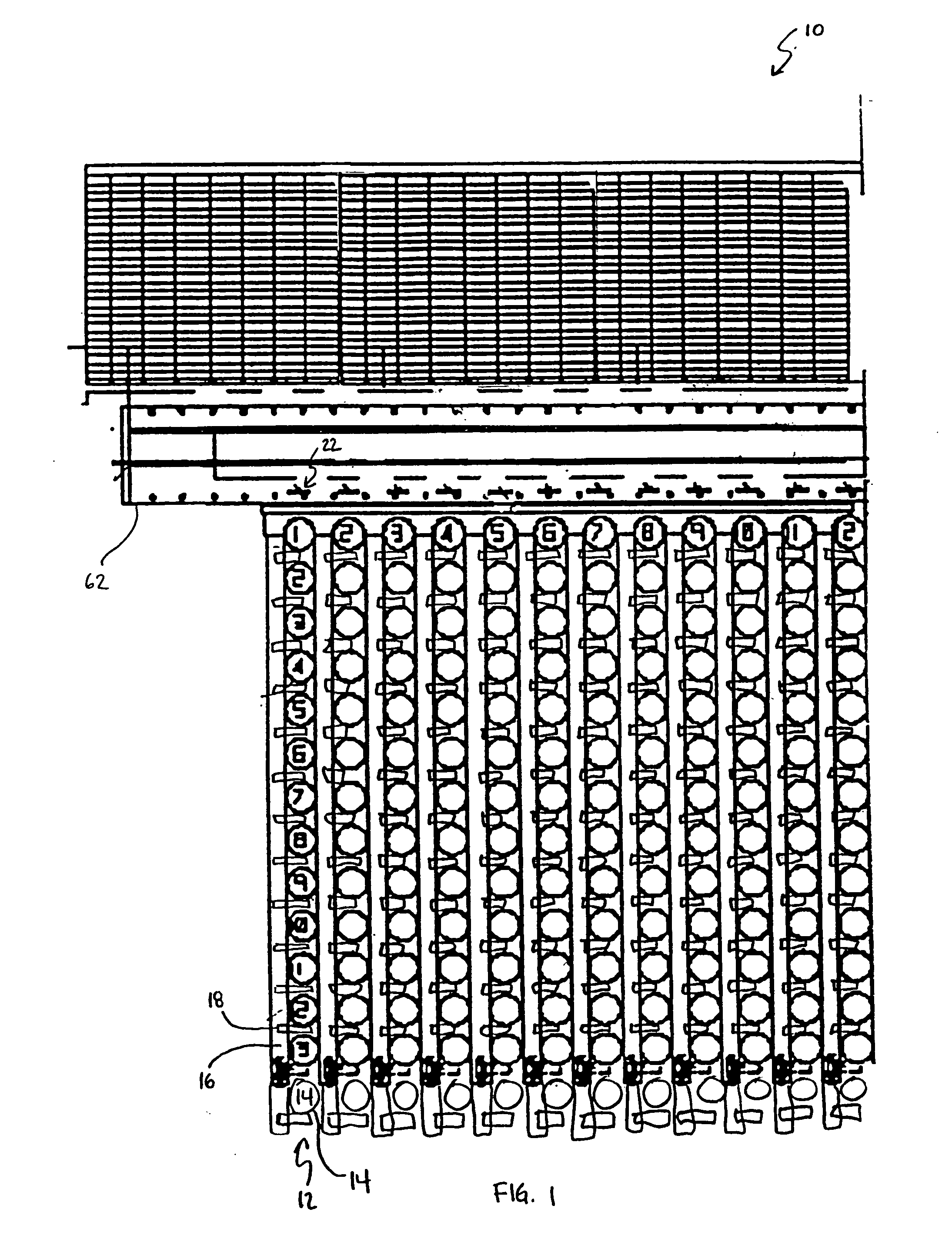 Fingerboard with pneumatically actuated finger latches