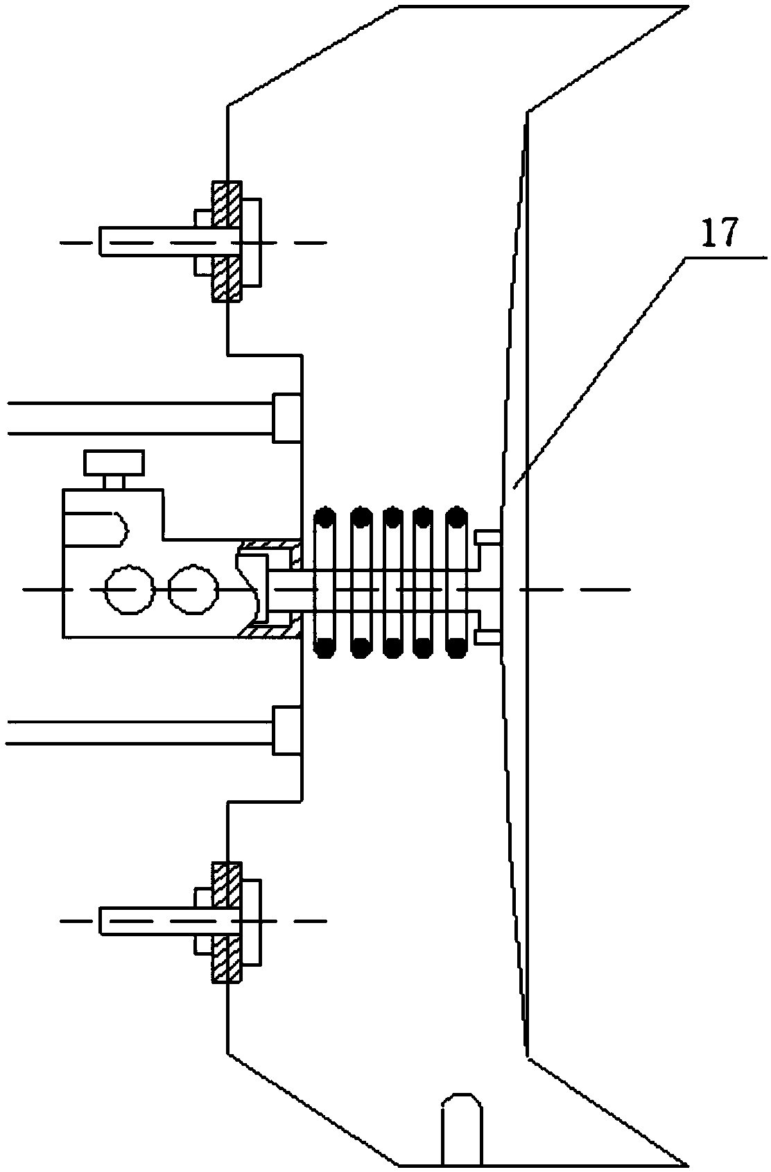 A vacuum booster braking control system and control method for an unmanned electric vehicle