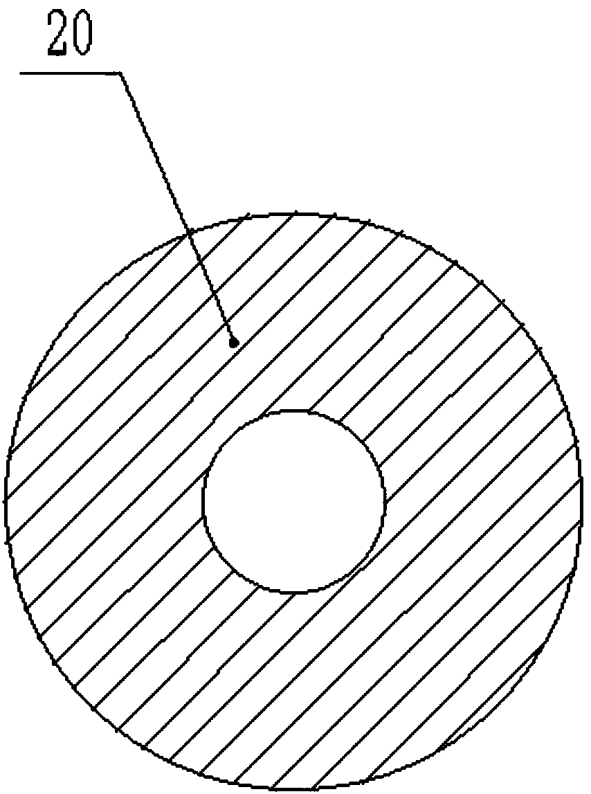 Adjusting-type cleaning device provided with screw rod and wedge block and used for inner walls of engineering pipelines