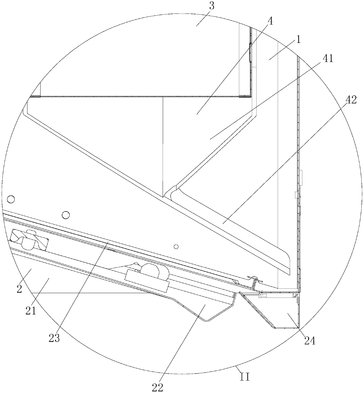 Extractor hood with fume shunting device and method for fume shunting