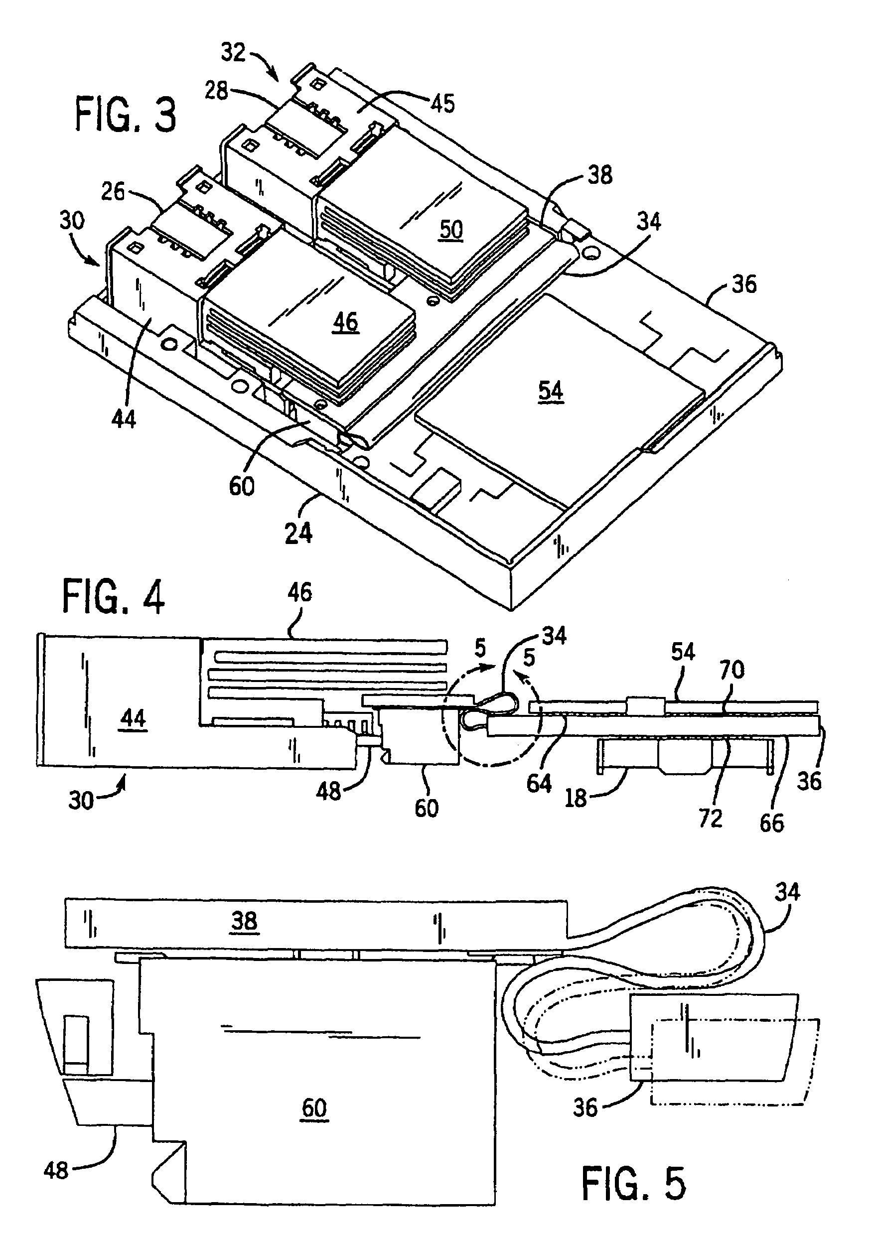 Transponder assembly for use with parallel optics modules in fiber optic communications systems