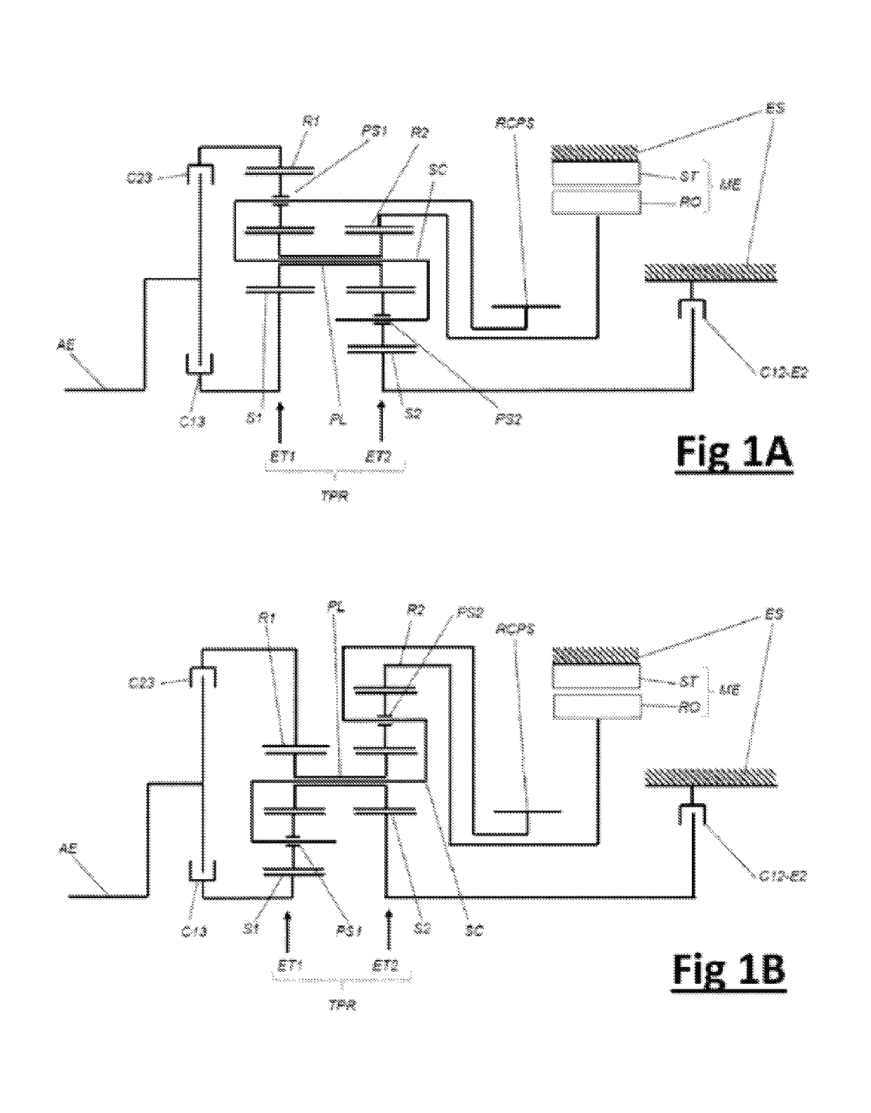 Automatic transmission for hybrid vehicle and control method