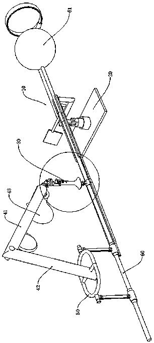 Cut ball thickness aiming calculation indication method and mechanism and billiard posture adjustment device