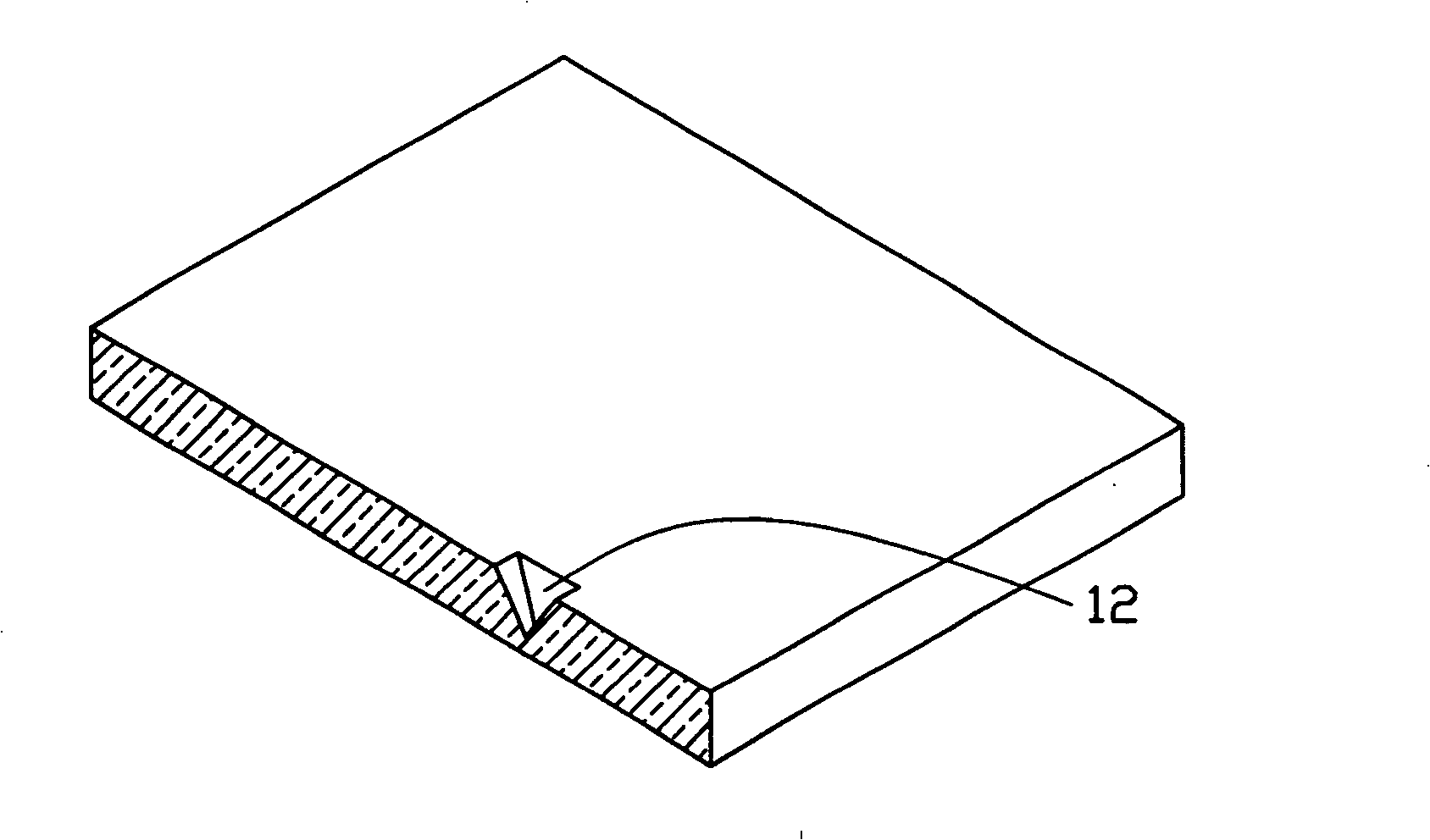 Light conductive board and its producing method