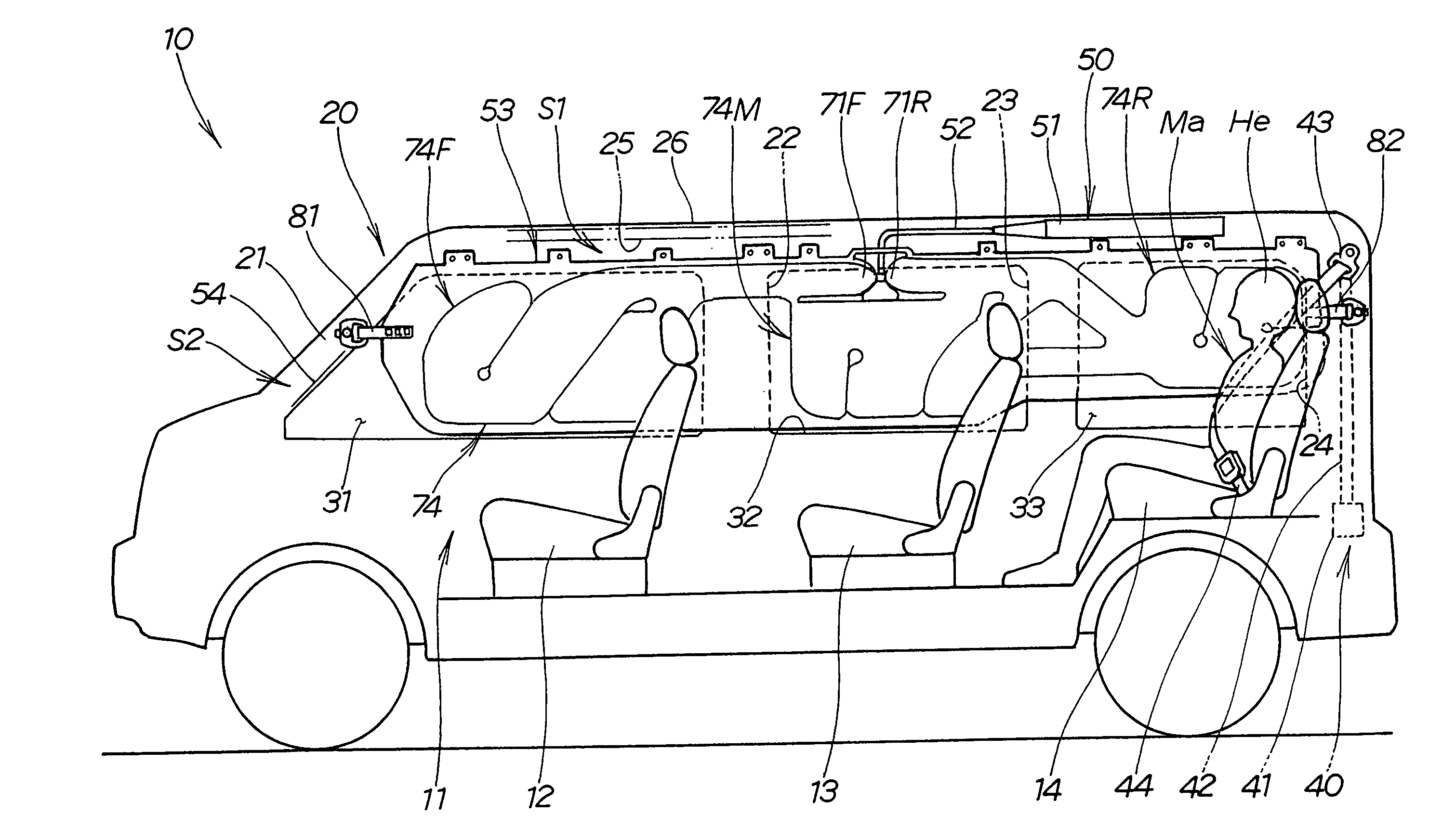 Vehicle occupant protection device