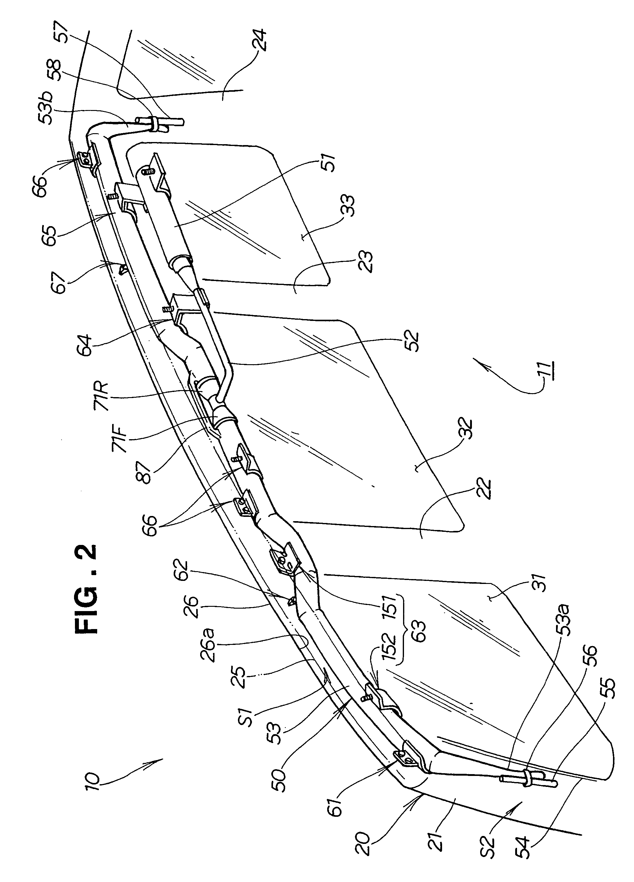 Vehicle occupant protection device