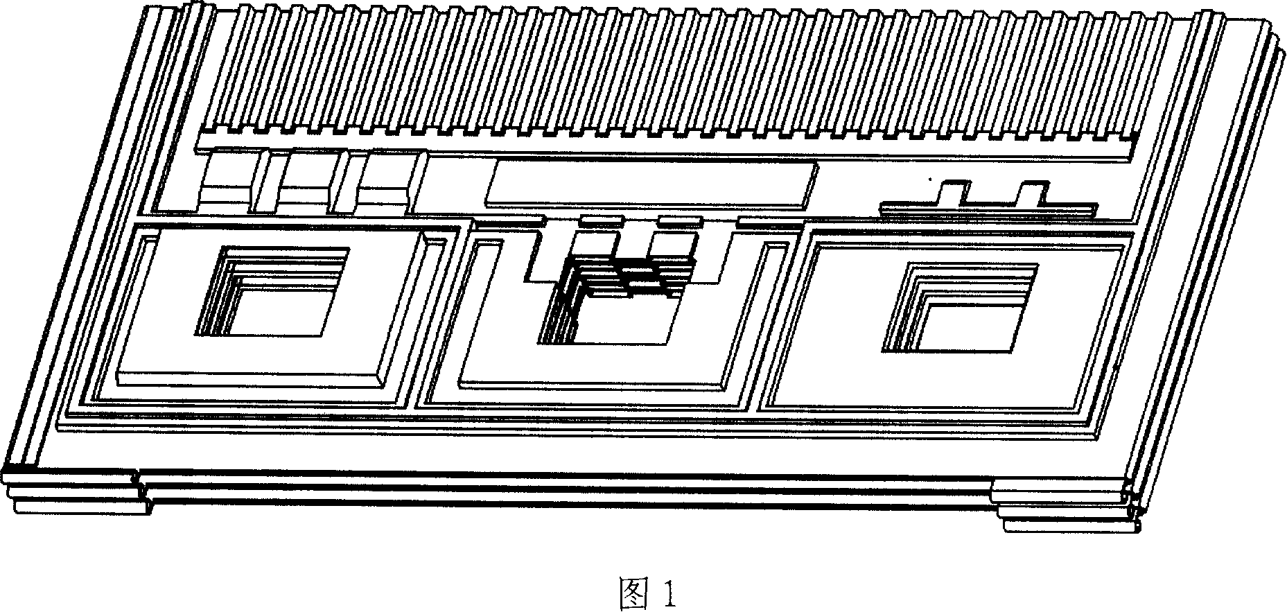 Fuel cell unit structure and electric pile assembly