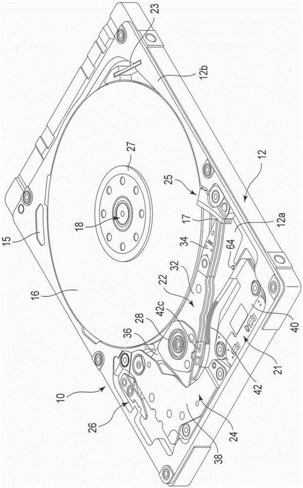 Flexible printed circuit assembly and disk drive including same