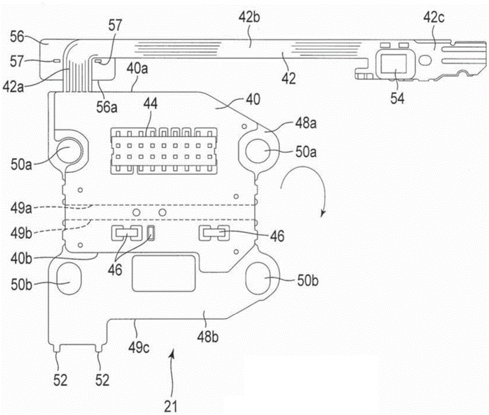 Flexible printed circuit assembly and disk drive including same