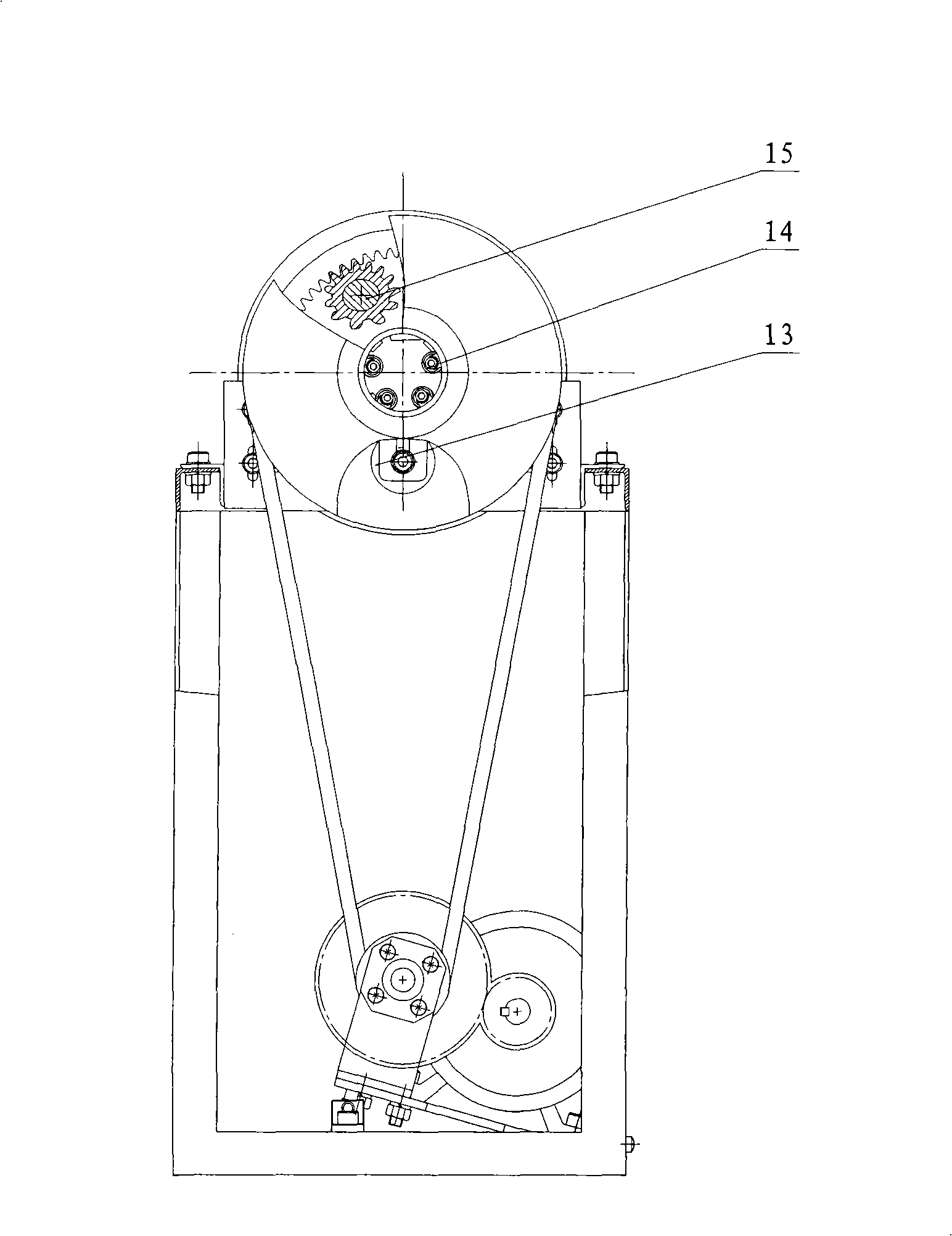 Small-sized auto-feed sugarcane-peeling machine