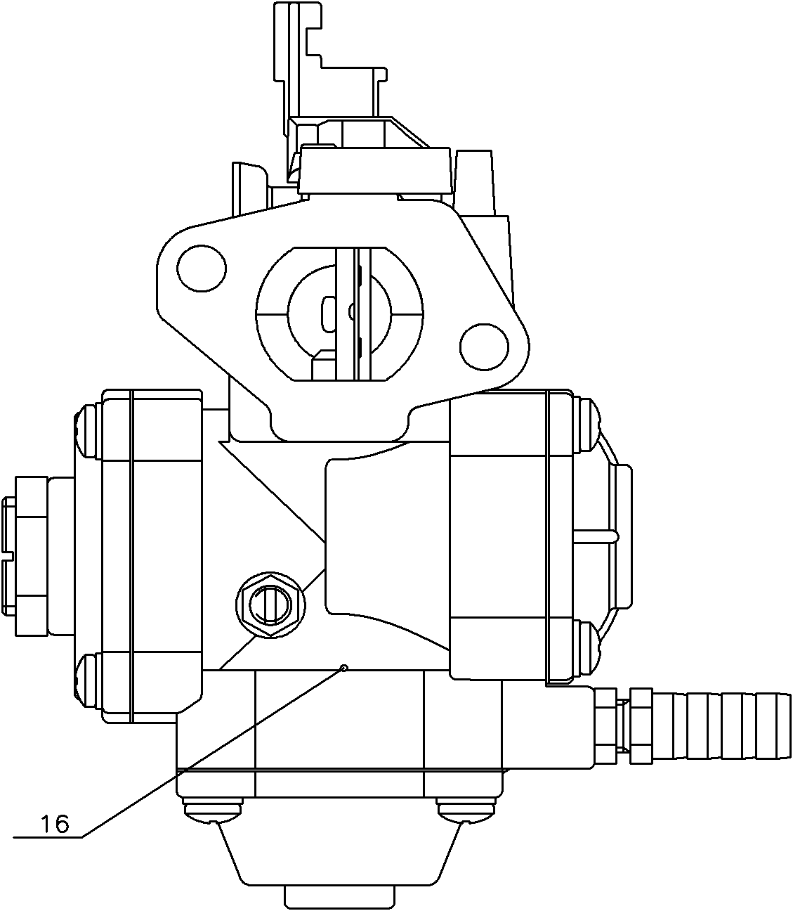 Gas mixing control device